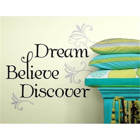 RoomMates RMK2082SCS Dream Believe Discover Peel And Stick Wall Decals